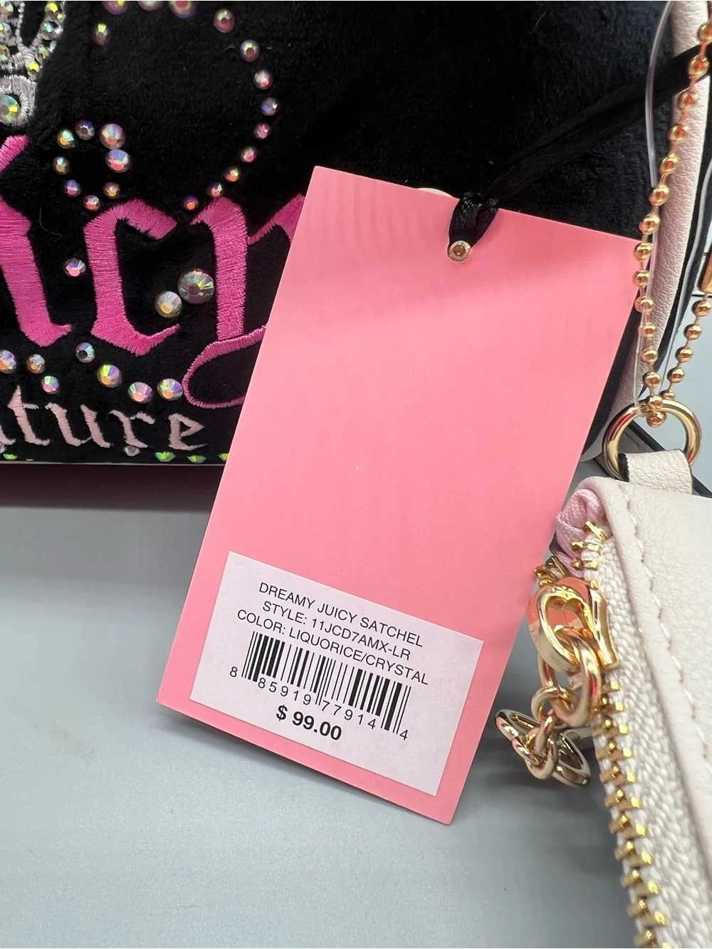 Juicy couture dreamy juicy satchel purse